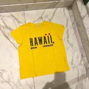 CLARE V HAWAII T-SHIRT SIZE SMALL